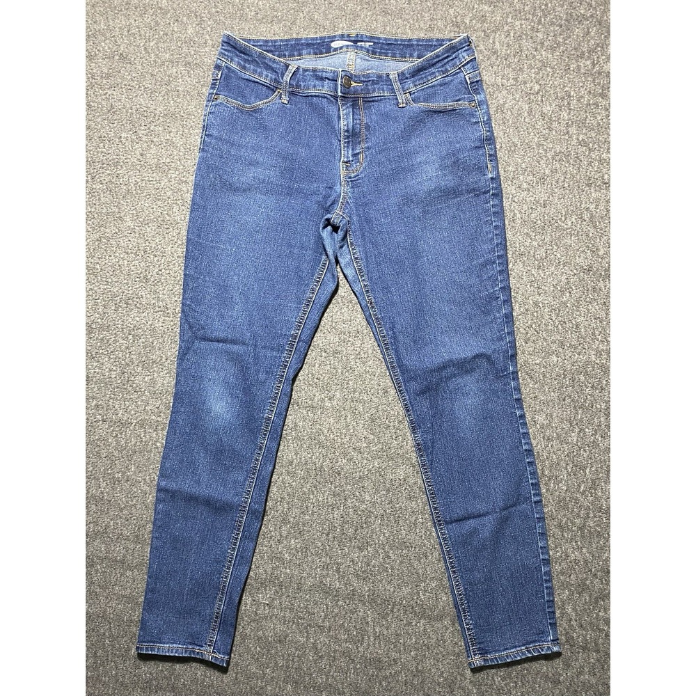 OLD NAVY  Women's Denim Blue Jeans Mid Rise Super Skinny Siize 8 Short